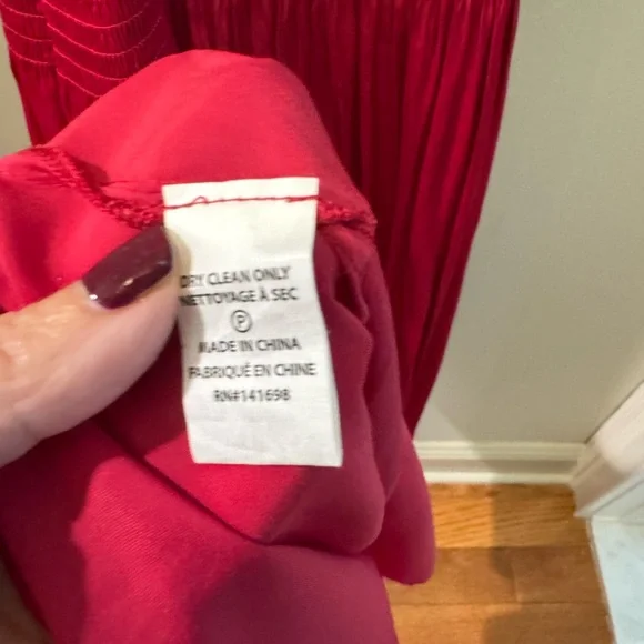 Ramy Brook Red Halter Midi Dress - Picture 6 of 8